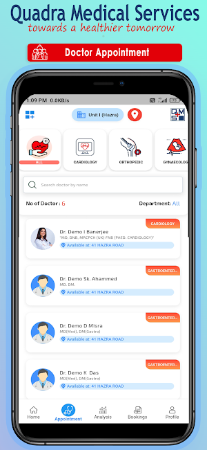 Quadra Medical Services Screenshot 2