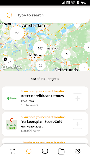 GlasDraad BouwApp Screenshot 1