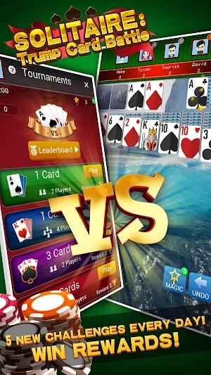 Solitaire: Trump Card Battle Screenshot 2