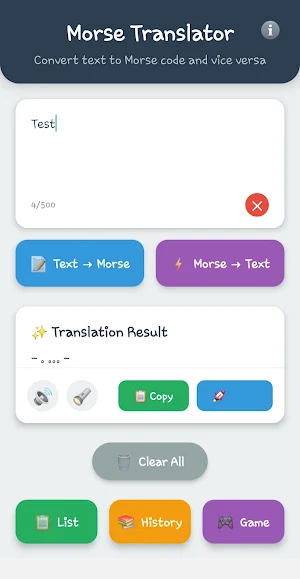 Z Morse code Screenshot 0
