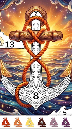 Voyage Color By Number Game Screenshot 3