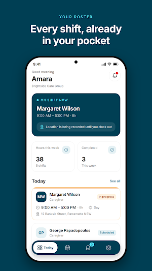 ShiftCare Pro: Careworker App Screenshot 0