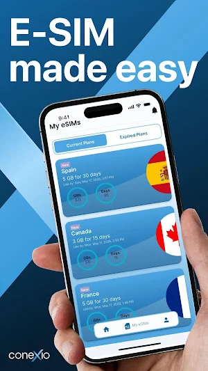 Conexio eSIM Screenshot 0