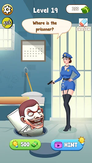 Naughty test: Tricky puzzle Screenshot 0