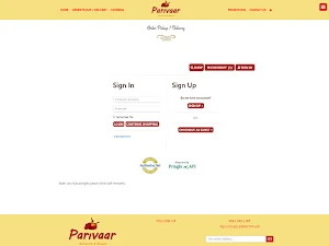 Parivaar Restaurants Screenshot 2