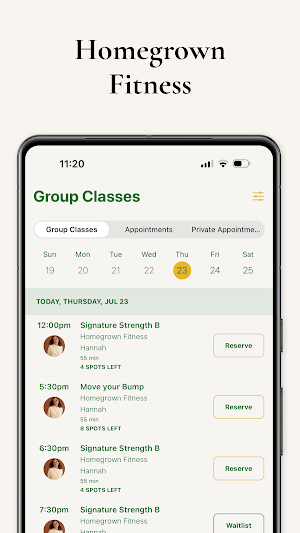 Homegrown Fitness Screenshot 2