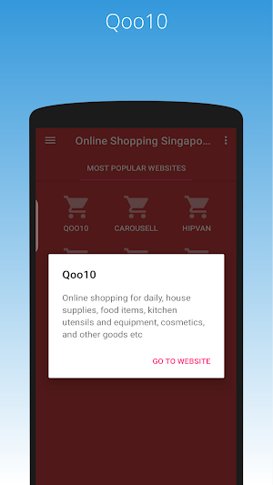 Online Shopping Singapore Screenshot 1