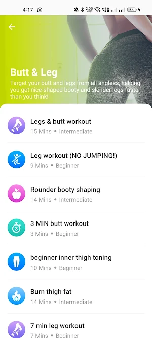 FitFemme - Easy Workout App Screenshot 2