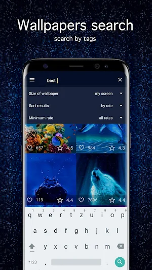 Blue Wallpapers 4K Screenshot 1