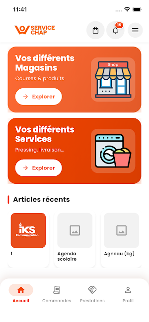 Service chap Screenshot 0