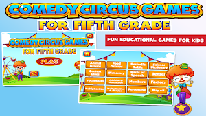 Circus Grade 5 Learning Games Screenshot 0
