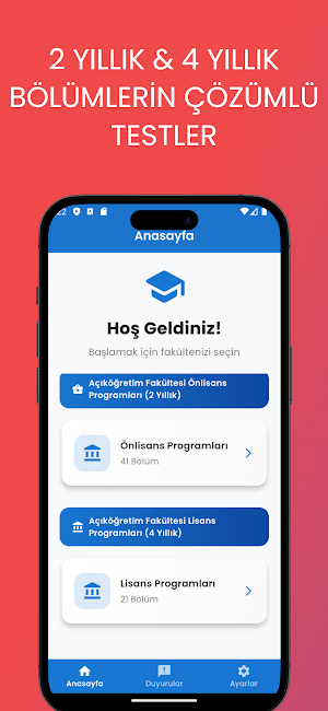 AÖF Çözümlü Denemeler, Testler Screenshot 0