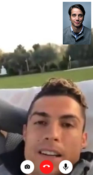 C. Ronaldo Fake Chat & Video Call Screenshot 0