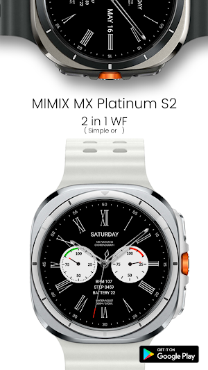 MIMIX MX Platinum S2 Watchface Screenshot 2
