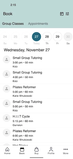 MARJCC Fitness Screenshot 1