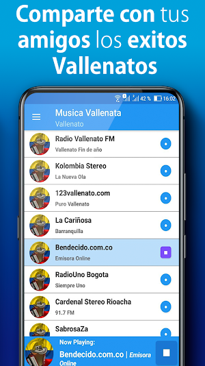 Music Vallenata The best Vallenato World Screenshot 2