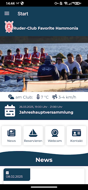 Ruder-Club Favorite Hammonia Screenshot 1