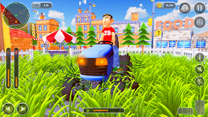 Lawn Mowing Simulator Grasscut Screenshot 2