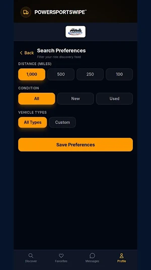 POWERSPORTSWIPE Screenshot 1
