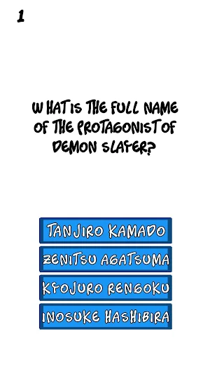 Demon Slayer Quiz Screenshot 0