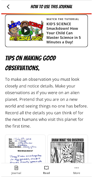 My Science Diary Screenshot 0