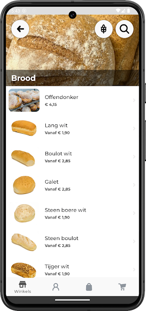 Bakkerij Peeters Screenshot 1