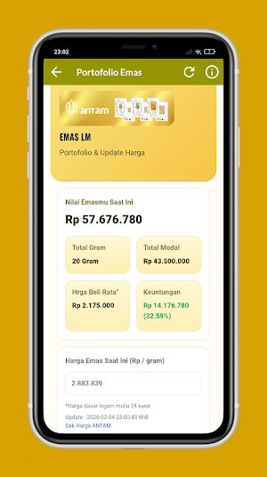 eMAS - Harga dan Portofolio Screenshot 1