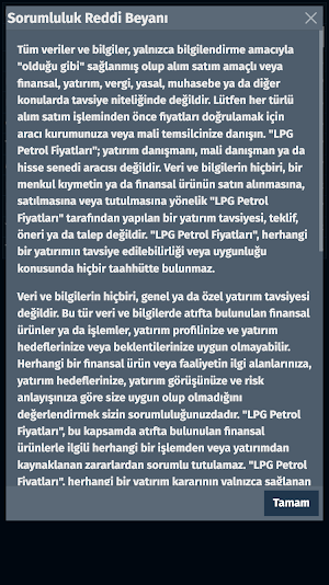 LPG Petrol Fiyatları Screenshot 2
