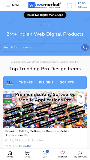 India Web Softech Market Screenshot 0