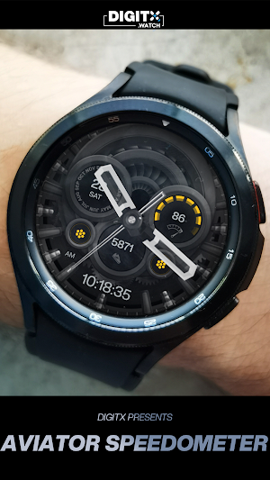 Av Speedo Hybrid Watch Face Screenshot 3