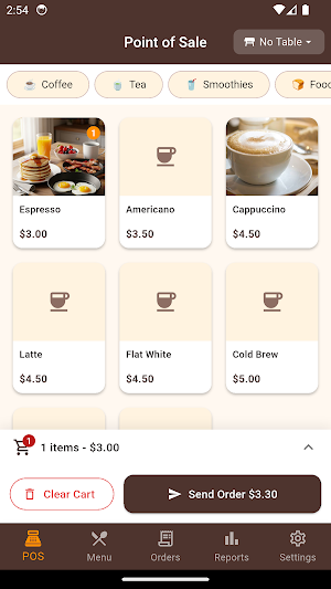 Cafe Pos Lite Screenshot 0