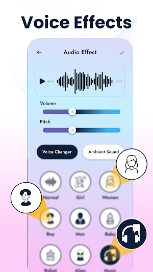 Voice Changer: AI Voice Effect Screenshot 1
