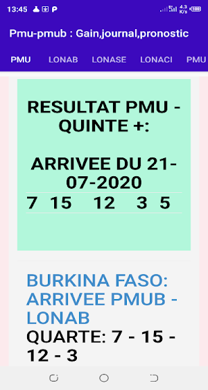 Pmu - pmub: gain, pronostic, journal hippique Screenshot 3