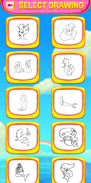 Mermaid Coloring Book & Drawing Book Screenshot 1