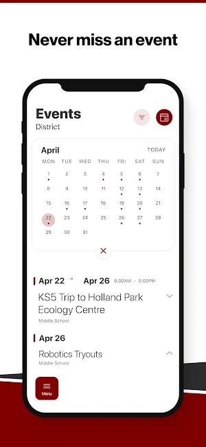 Richmond School Department Screenshot 2