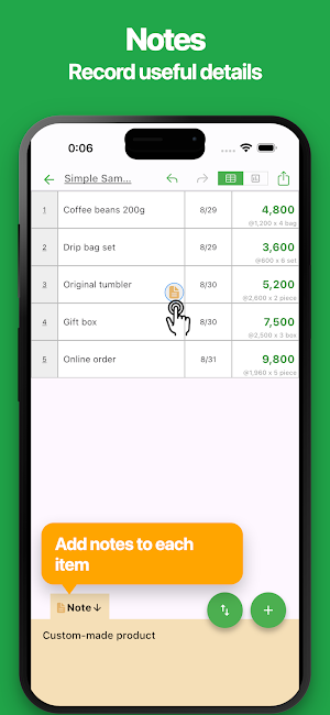 # Simple Sales Tracker Screenshot 3