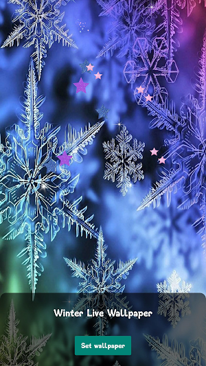 Winter Snow live wallpaper 3D Screenshot 2