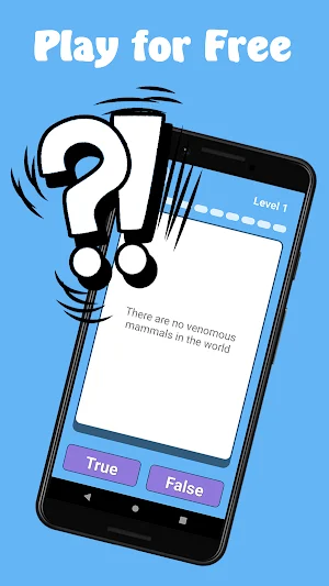 True or False Quiz - Play Free Trivia Game Screenshot 1