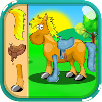 Animals puzzles for kids