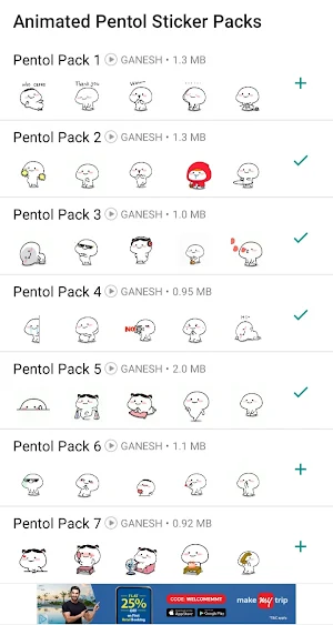 Animated Pentol Stickers Screenshot 1