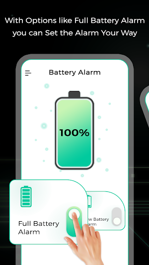 Full Battery Charge Alarm App Screenshot 3
