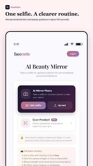 FaceCutie: AI Skin Scanner Screenshot 0