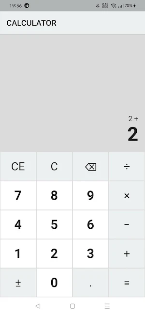 Calculator Screenshot 1