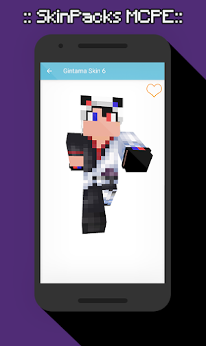 Skinpacks Gintama for Minecraf Screenshot 1