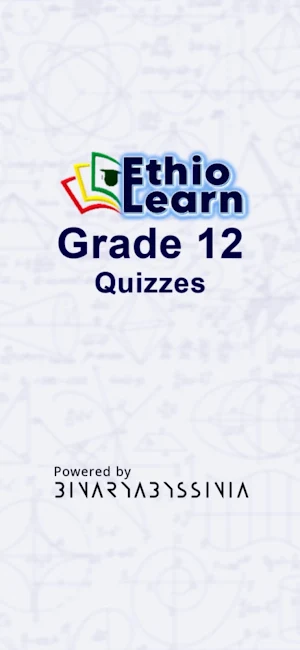 Ethio Learn : Grade 12 Quizzes Screenshot 0