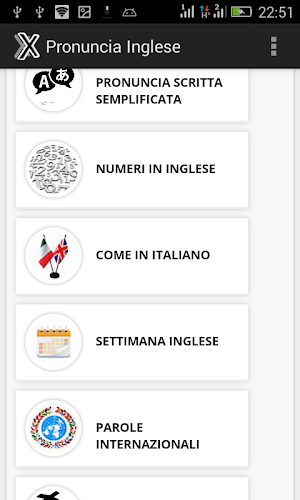 Dizionario Pronuncia Inglese Screenshot 1