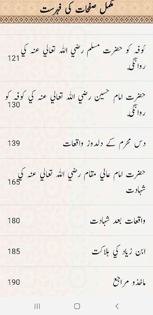 Sawaneh Karbala (واقعہ کربلا) Screenshot 1