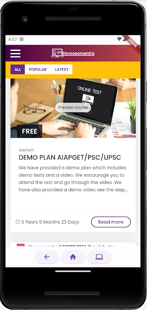 Homoeo Mantra Screenshot 0