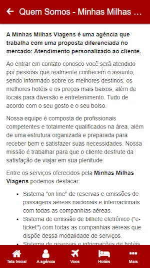Minhas Milhas Viagens Screenshot 1
