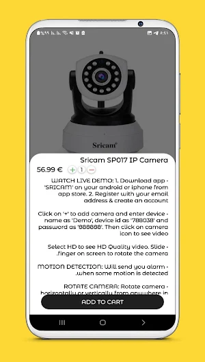 sricam ip camera guide Screenshot 1